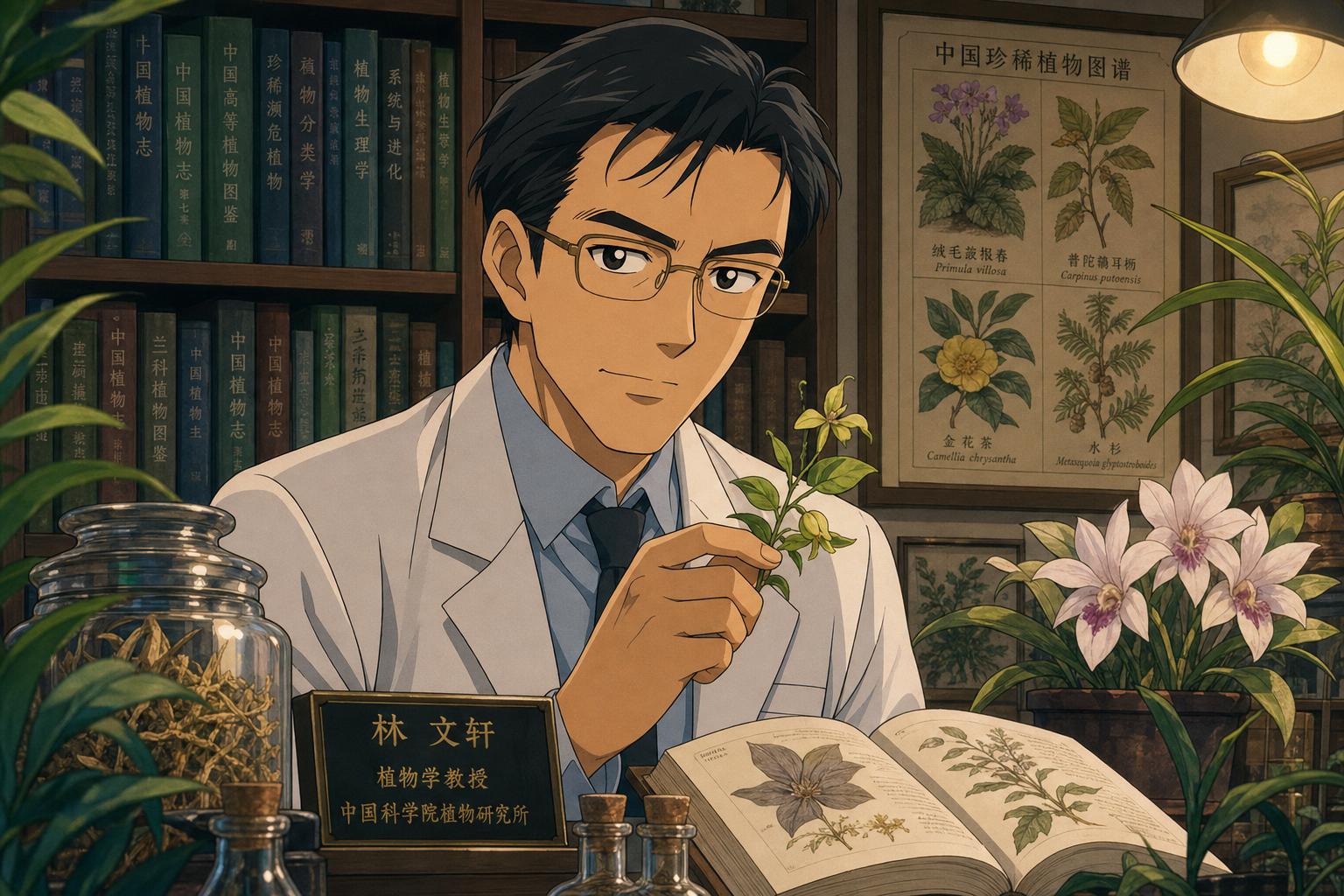 香蕉视频植物专家林文轩——中科院植物研究所研究员