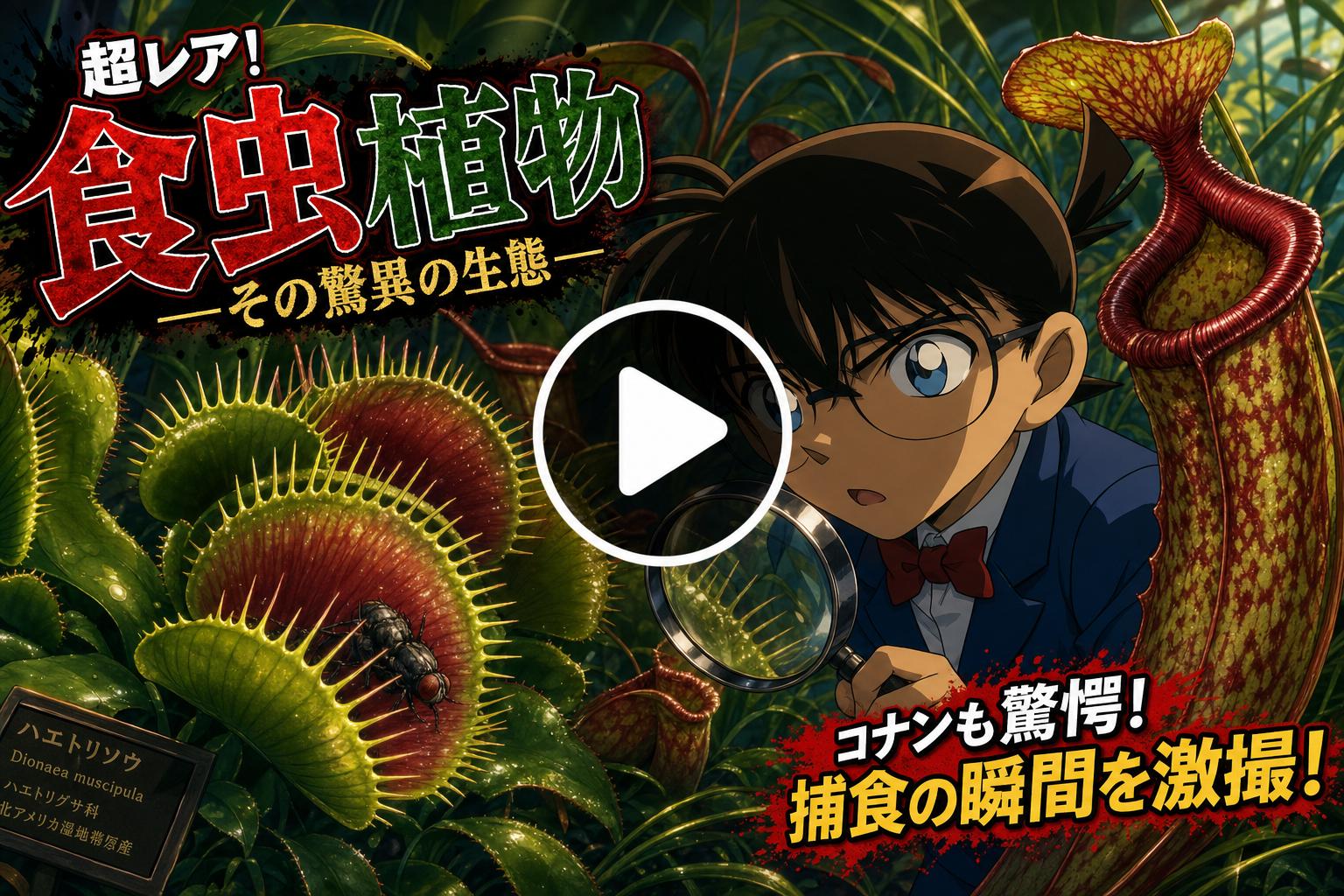 香蕉视频植物视频教程——食虫植物捕蝇草视频演示